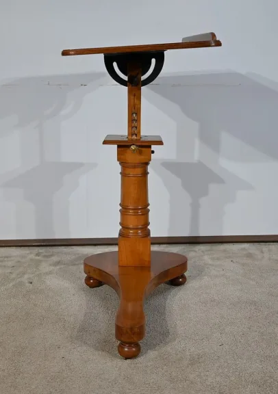 Table de malade ou Lutrin en Acajou Blond massif – Milieu XIXe