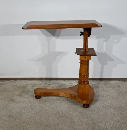 Table de malade ou Lutrin en Acajou Blond massif – Milieu XIXe