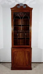Étroit Deux-corps Bibliothèque en Acajou, Angleterre, époque Georgienne – 1re moitié du XIXe