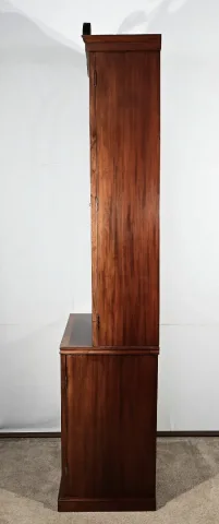 Étroit Deux-corps Bibliothèque en Acajou, Angleterre, époque Georgienne – 1re moitié du XIXe