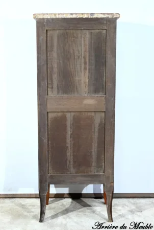 Petite Vitrine en Bois de Rose, style Transition Louis XV / Louis XVI – Début XXe