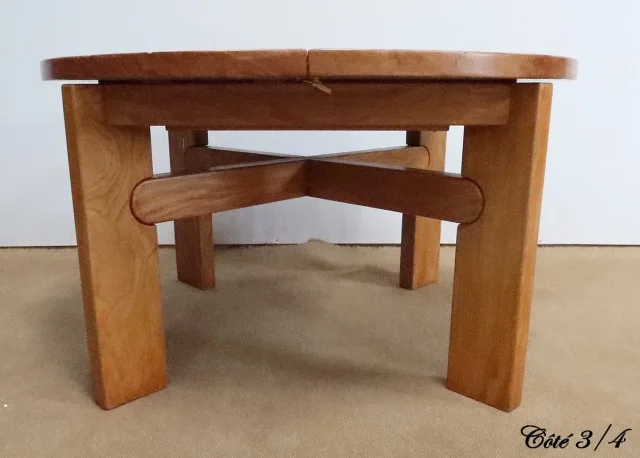AUSZIEHBARER ULME-TISCH
