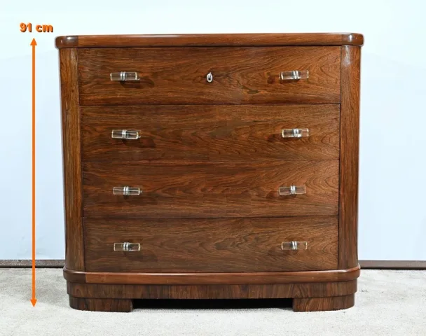 ART DECO PERIOD  CHEST OF DRAWERS