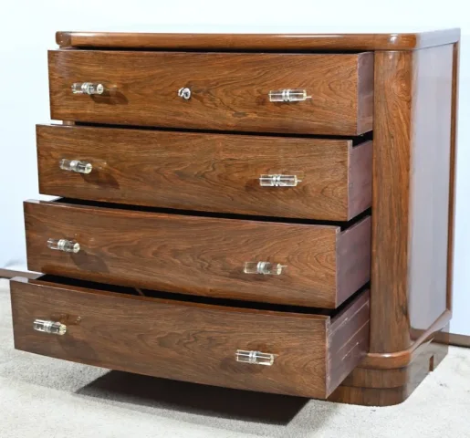 ART DECO PERIOD  CHEST OF DRAWERS