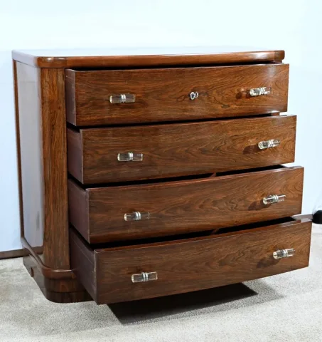 ART DECO PERIOD  CHEST OF DRAWERS