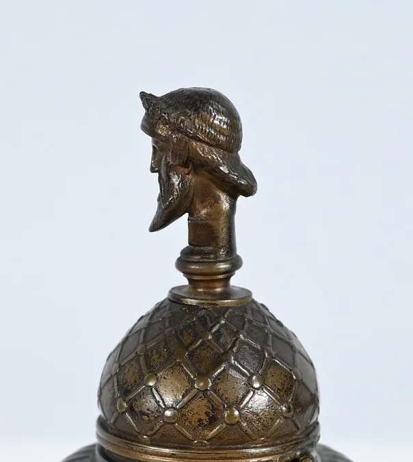 Encrier à l'Étrusque en Bronze par F. Barbedienne - 2ème partie XIXe