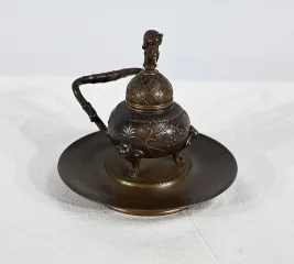 Encrier à l'Étrusque en Bronze par F. Barbedienne - 2ème partie XIXe