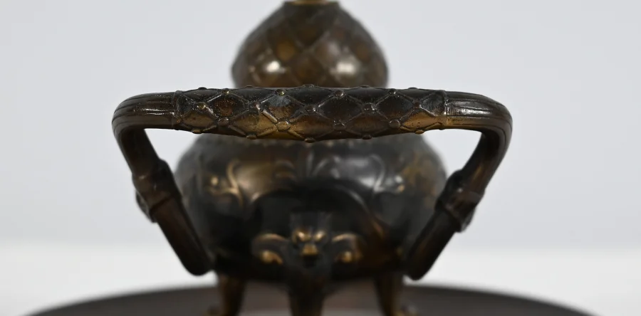 Encrier à l'Étrusque en Bronze par F. Barbedienne - 2ème partie XIXe