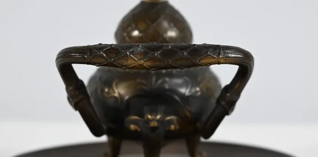 Encrier à l'Étrusque en Bronze par F. Barbedienne - 2ème partie XIXe