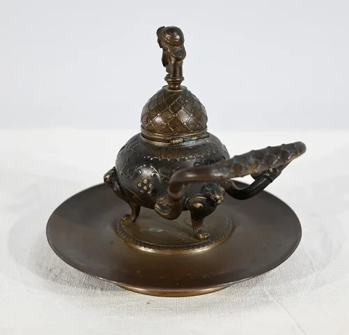 Encrier à l'Étrusque en Bronze par F. Barbedienne - 2ème partie XIXe