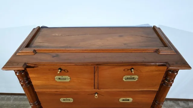 ТИКОВЫЙ КНИЖНЫЙ ШКАФ