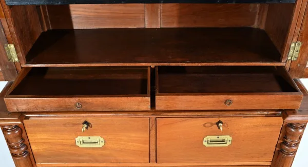 Commode Vitrine en Teck – Fin XIXe