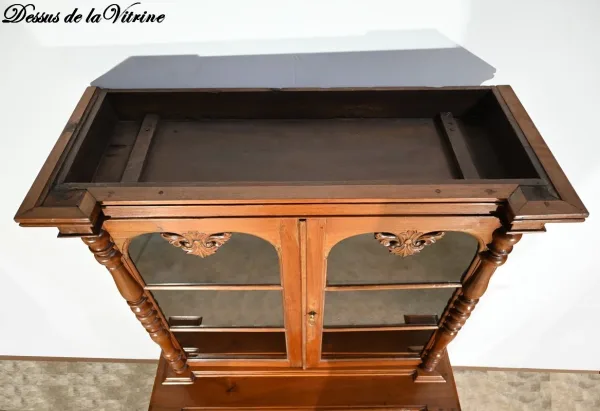 Commode Vitrine en Teck – Fin XIXe