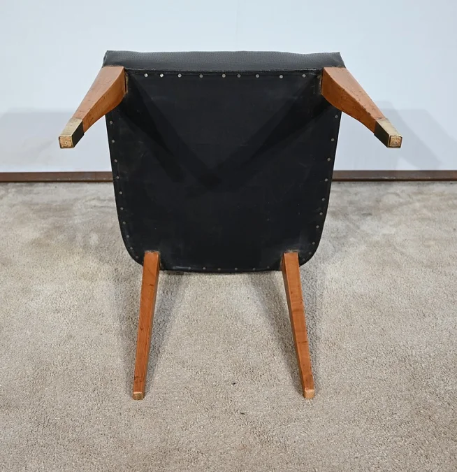 Suite de 6 Chaises en Merisier massif, Art Déco – 1940