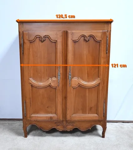 Armoire dite « Bassette » en Merisier et Chêne – Début XIXe