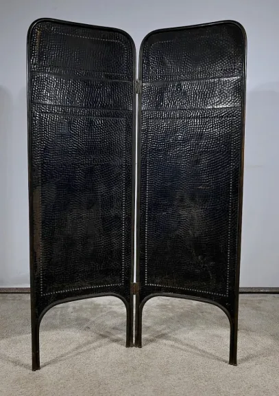 Paravent en Laiton vieilli, Art Nouveau – 1900