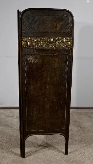 Paravent en Laiton vieilli, Art Nouveau – 1900