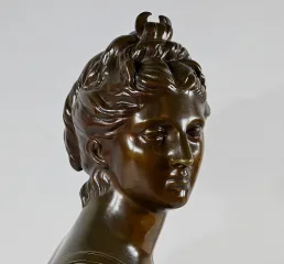 BRONZEN BEELDJE naar HOUDON
