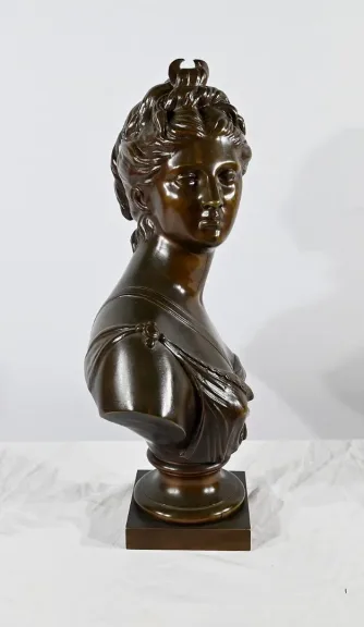 BRONZESTATUETTE nach HOUDON