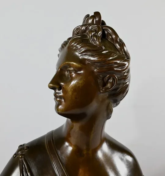 BRONZESTATUETTE nach HOUDON