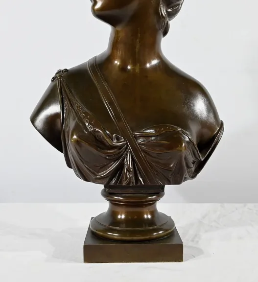 BRONZESTATUETTE nach HOUDON