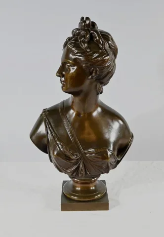 ESTATUILLA DE BRONCE según HOUDON