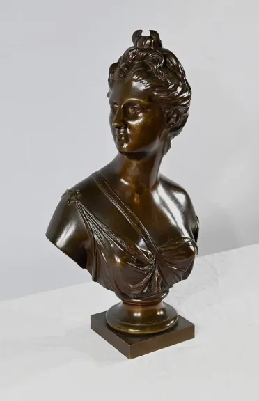 BRONZESTATUETTE nach HOUDON