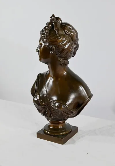 BRONZESTATUETTE nach HOUDON