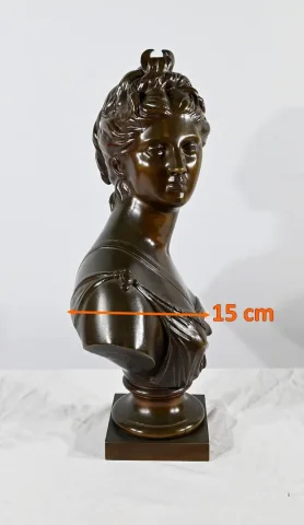 ESTATUILLA DE BRONCE según HOUDON