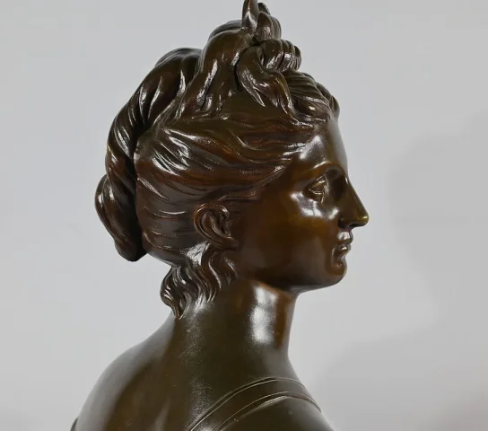 ESTATUILLA DE BRONCE según HOUDON