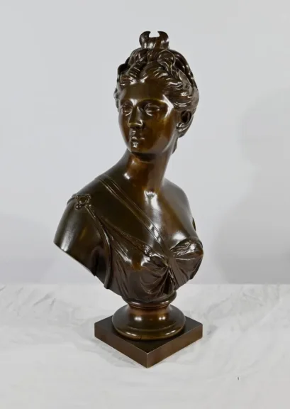BRONZESTATUETTE nach HOUDON