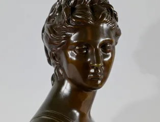 BRONZEN BEELDJE naar HOUDON