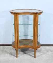 KIDNEY SHAPED DISPLAY CABINET