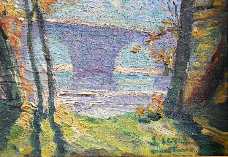 Peinture à l’Huile sur Toile – Fin XIXe