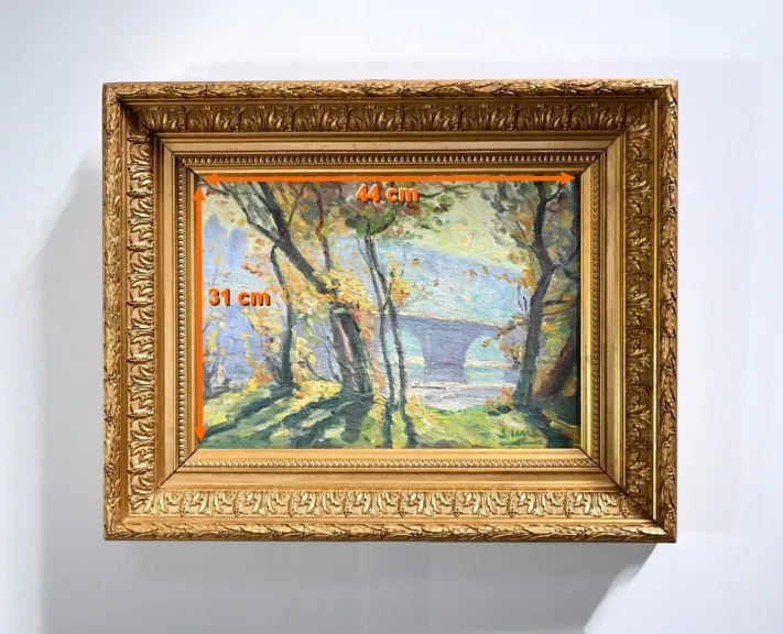 Peinture à l’Huile sur Toile – Fin XIXe
