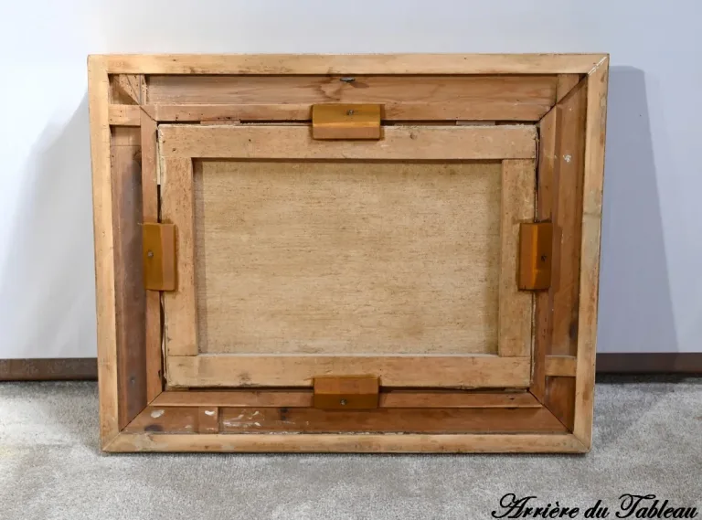 Peinture à l’Huile sur Toile – Fin XIXe