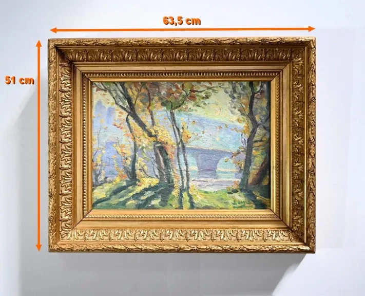 Peinture à l’Huile sur Toile – Fin XIXe