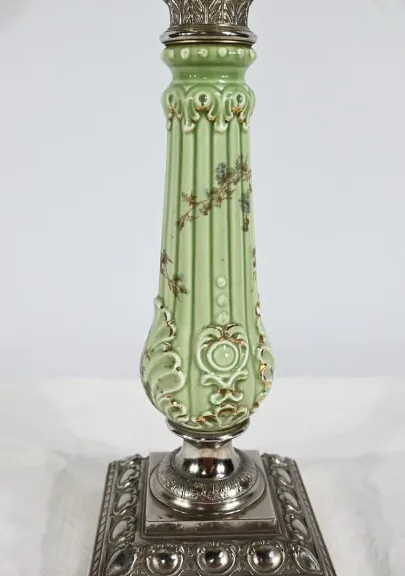Importante Lampe à Pétrole, Art Nouveau – 1900