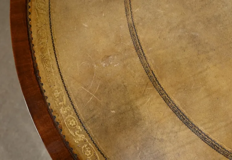 Table Tambour Tournante en Acajou, style Regency, Angleterre – 2ème moitié XIXe