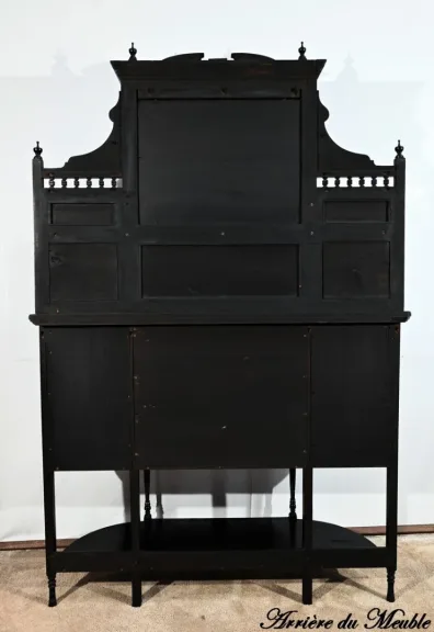 Meuble d’Entre Deux en Poirier Noirci, style Napoléon III – Fin XIXe