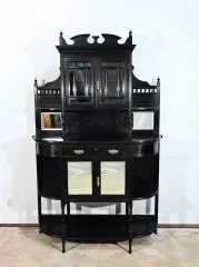 Meuble d’Entre Deux en Poirier Noirci, style Napoléon III – Fin XIXe