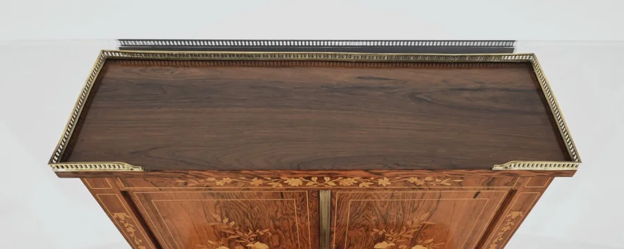 Petit Cabinet Écritoire en Palissandre, style Charles X – Milieu XIXe