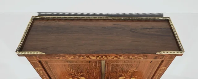 Petit Cabinet Écritoire en Palissandre, style Charles X – Milieu XIXe