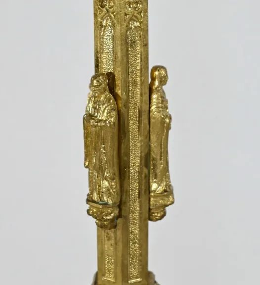 Kerzenständer aus vergoldeter Bronze