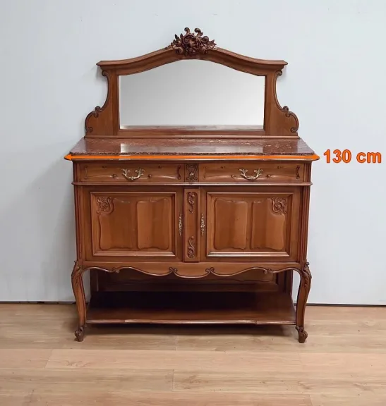 Buffet Desserte en Noyer, style Louis XV – Début XXe