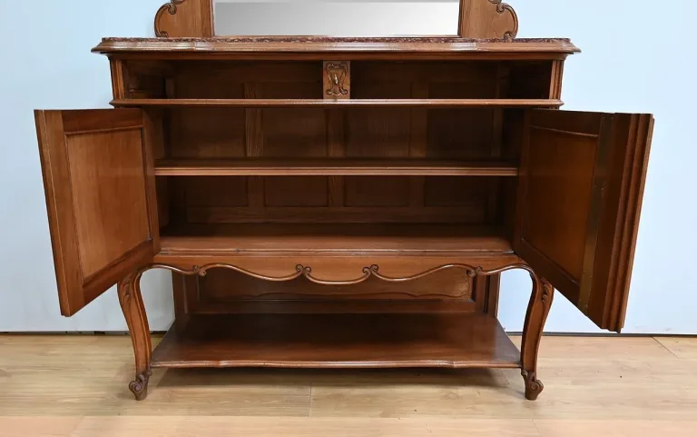 Buffet Desserte en Noyer, style Louis XV – Début XXe