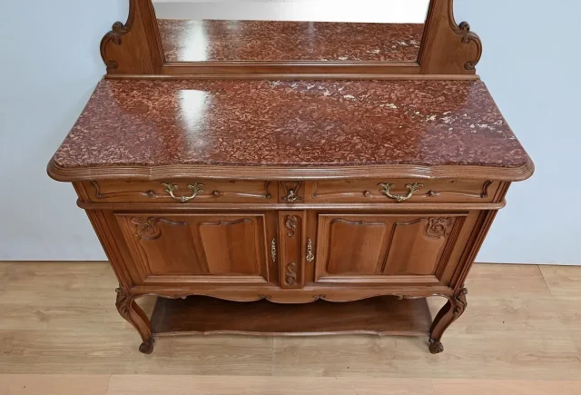 Buffet Desserte en Noyer, style Louis XV – Début XXe
