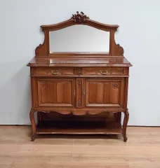 Buffet Desserte en Noyer, style Louis XV – Début XXe