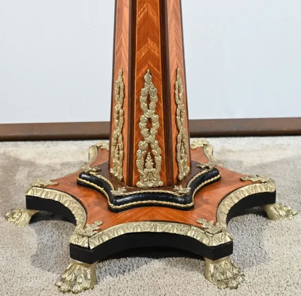 Guéridon en Bois Précieux, style Restauration, époque Napoléon III – Milieu XIXe