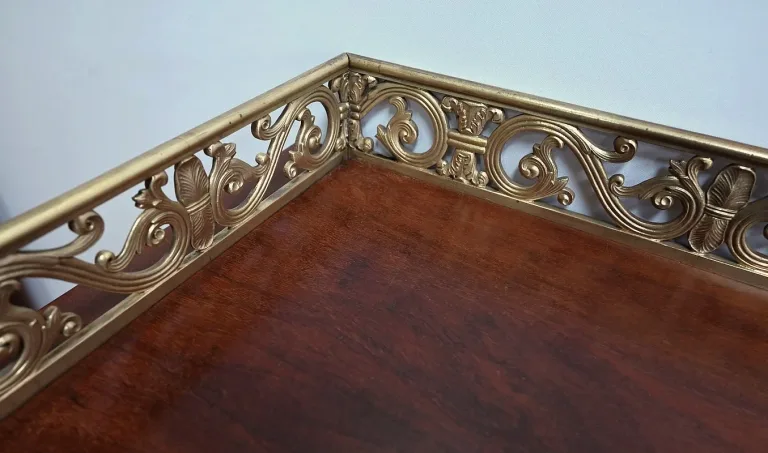 Buffet Enfilade en Ronce d'Acajou, époque Restauration – Début XIXe